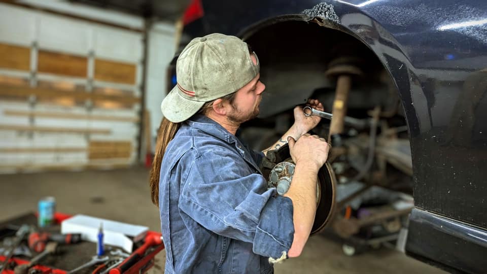 Mechanic at work